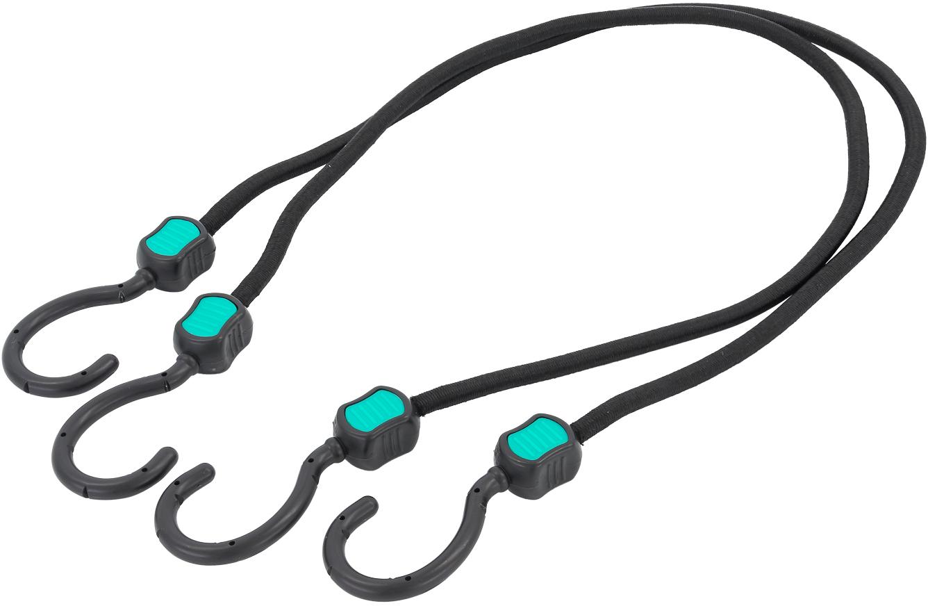 Halfords Essentials Heavy Duty Bungee Elastic 80cm x2