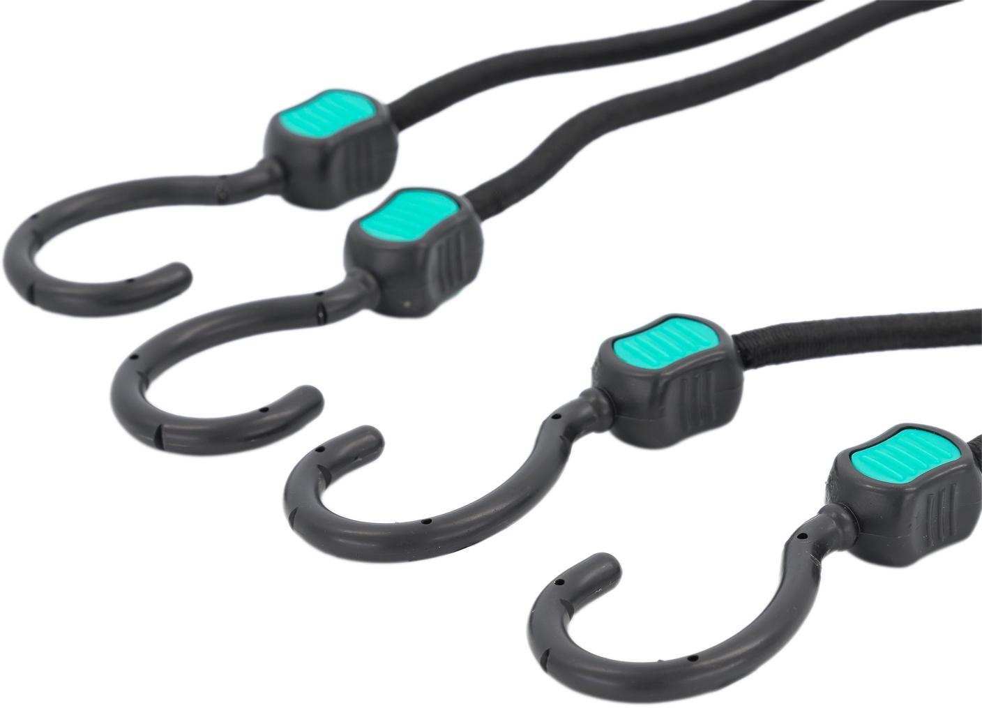 Halfords Essentials Heavy Duty Bungee Elastic 80cm x2