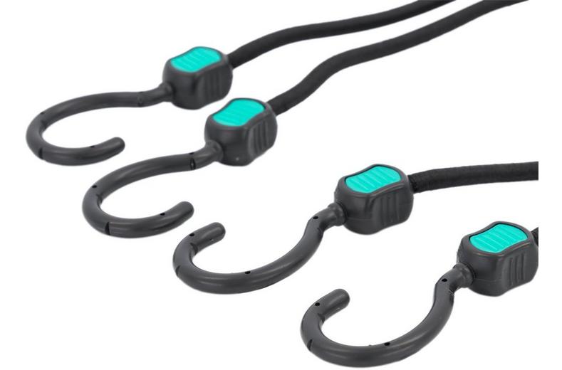 Halfords Essentials Heavy Duty Bungee Elastic 80cm x2 Halfords Essentials Heavy Duty Bungee Elastic 80cm x2