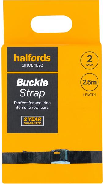 Halfords Buckle Strap 2.5m x2