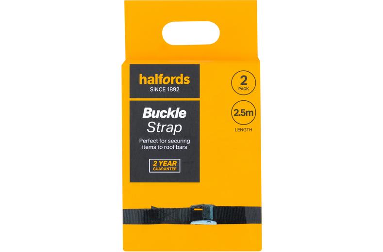 Halfords Buckle Strap 2.5m x2 Halfords Buckle Strap 2.5m x2