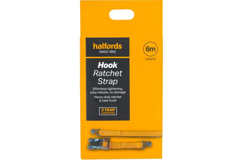 Halfords 6m Hook Ratchet Strap Halfords 6m Hook Ratchet Strap