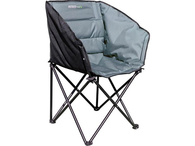 Outdoor Revolution Tub Chair Grey and Black