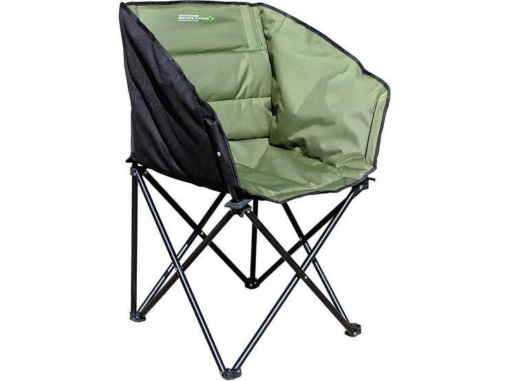 Outdoor Revolution Tub Chair Dark Green and Black