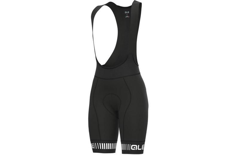 Strada PR-R Womens Bibshorts, Black/White, XL Strada PR-R Womens Bibshorts, Black/White, XL