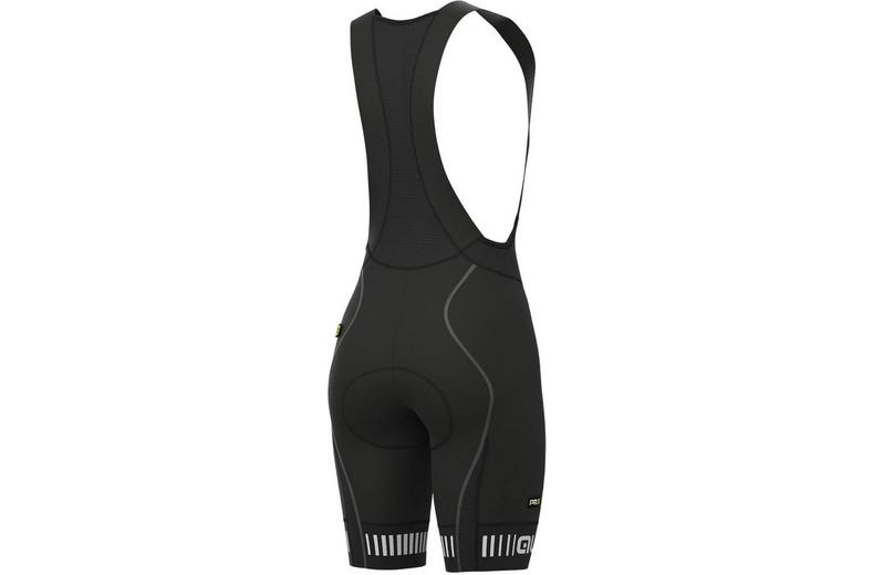 Strada PR-R Womens Bibshorts, Black/White, XL Strada PR-R Womens Bibshorts, Black/White, XL