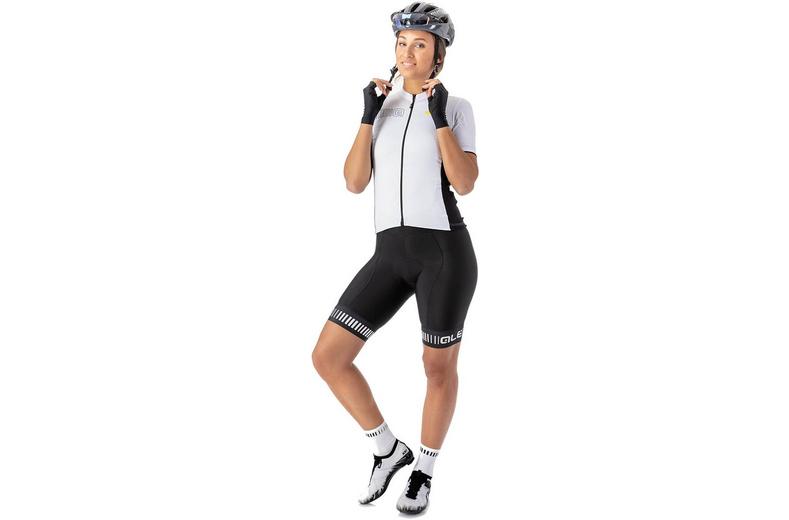Strada PR-R Womens Bibshorts, Black/White, XL Strada PR-R Womens Bibshorts, Black/White, XL