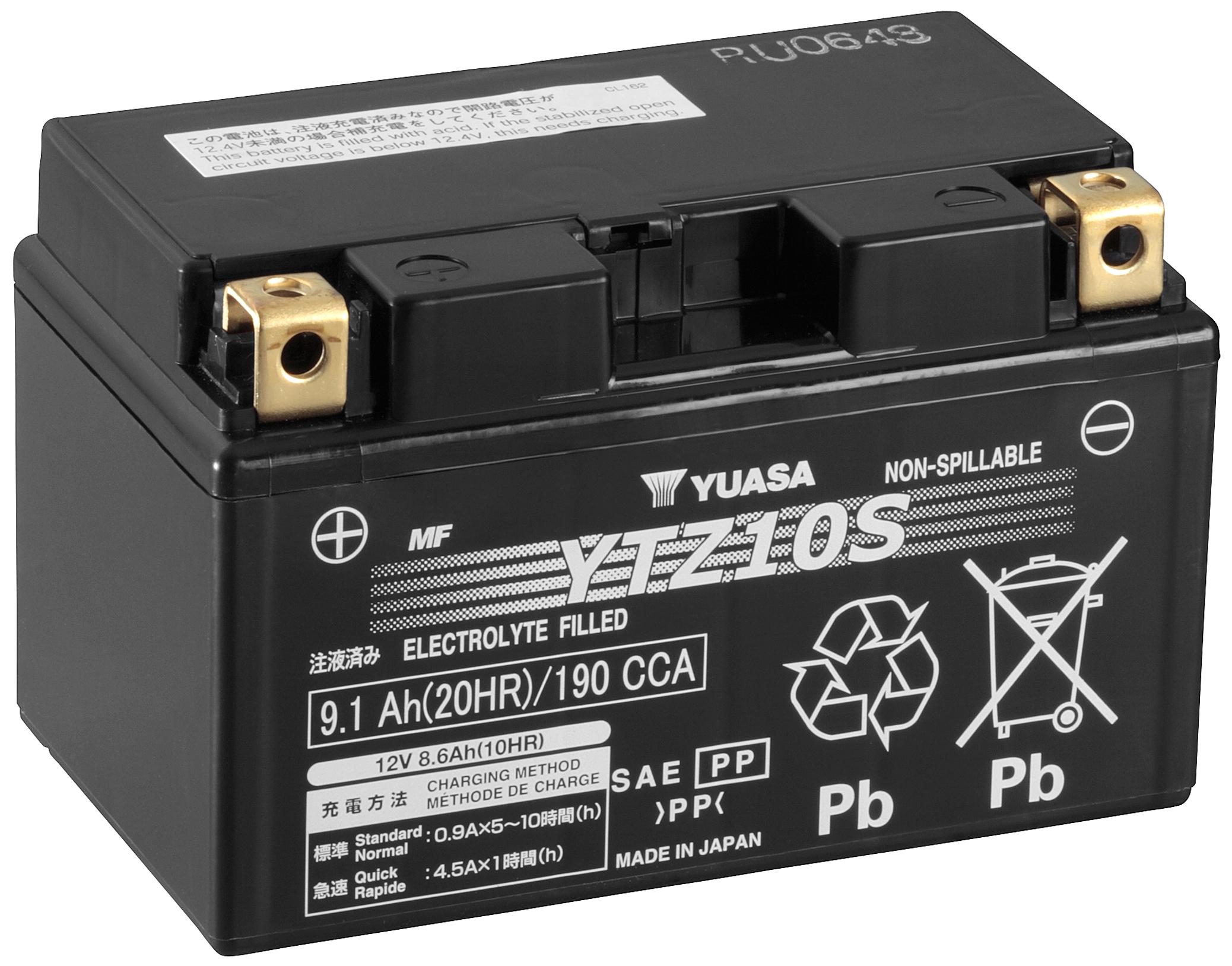 Yuasa YTZ10-S Powersport Motorcycle Battery
