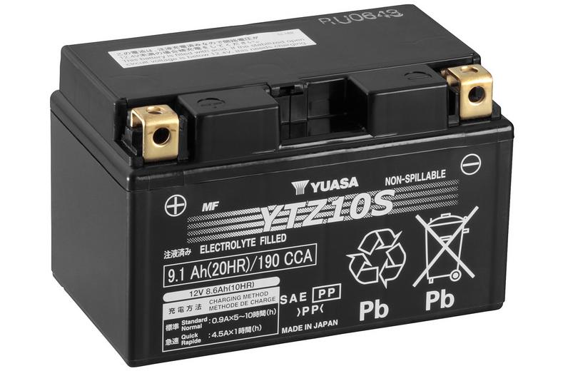 Yuasa YTZ10-S Powersport Motorcycle Battery Yuasa YTZ10-S Powersport Motorcycle Battery