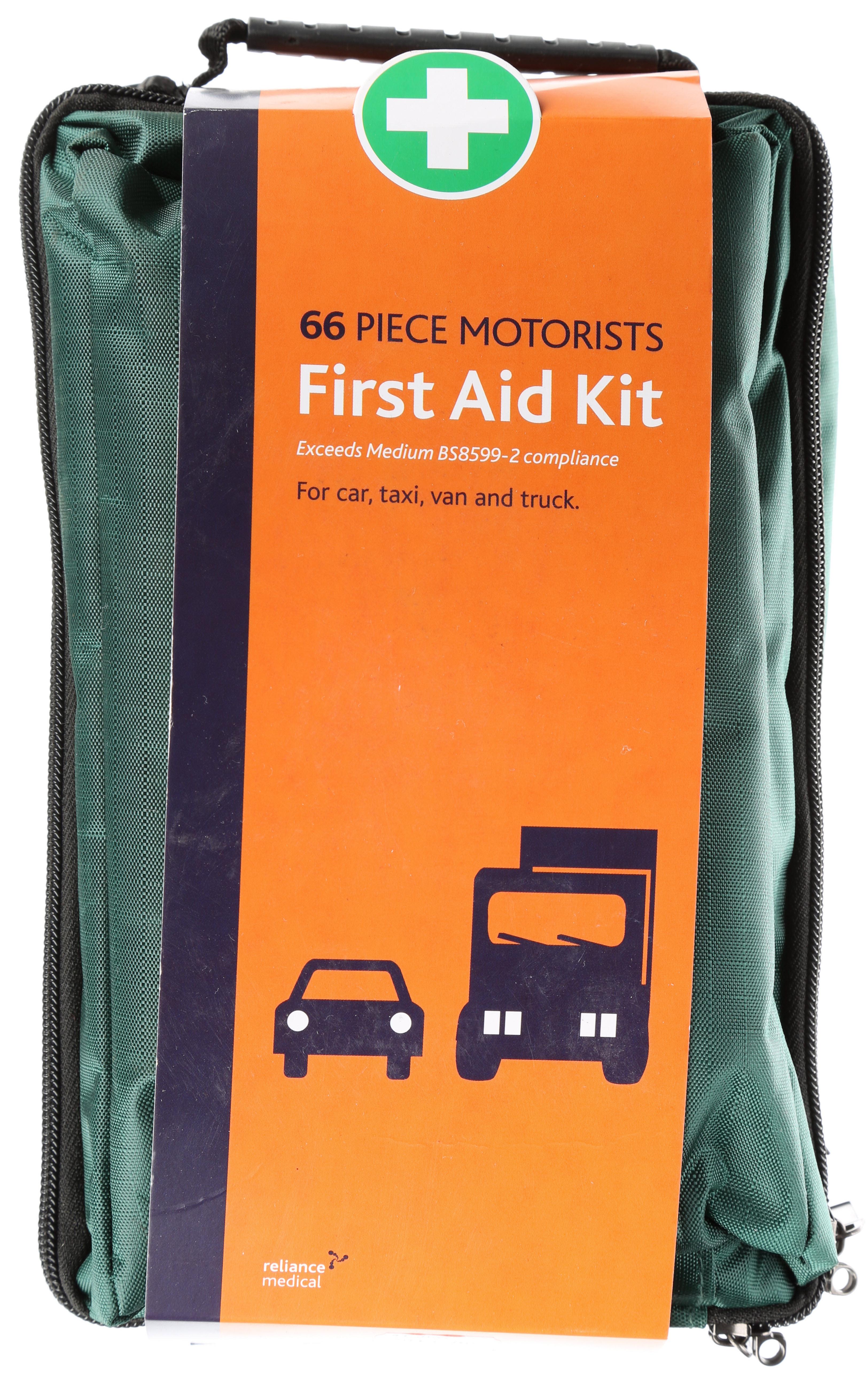 66pc Motorists First Aid Kit