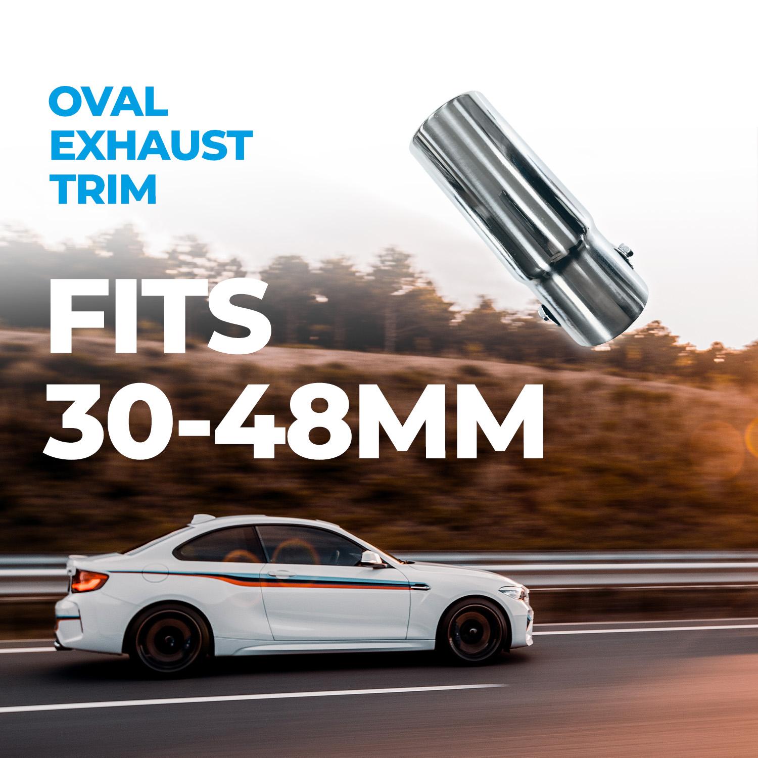 Simply Exhaust Trim Straight 35 - 48mm