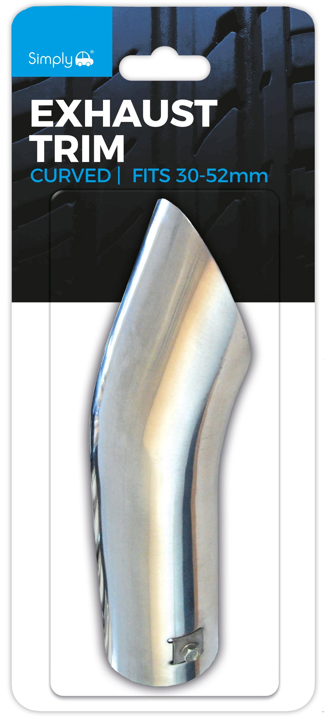 Simply Exhaust Trim Curved 35-52mm