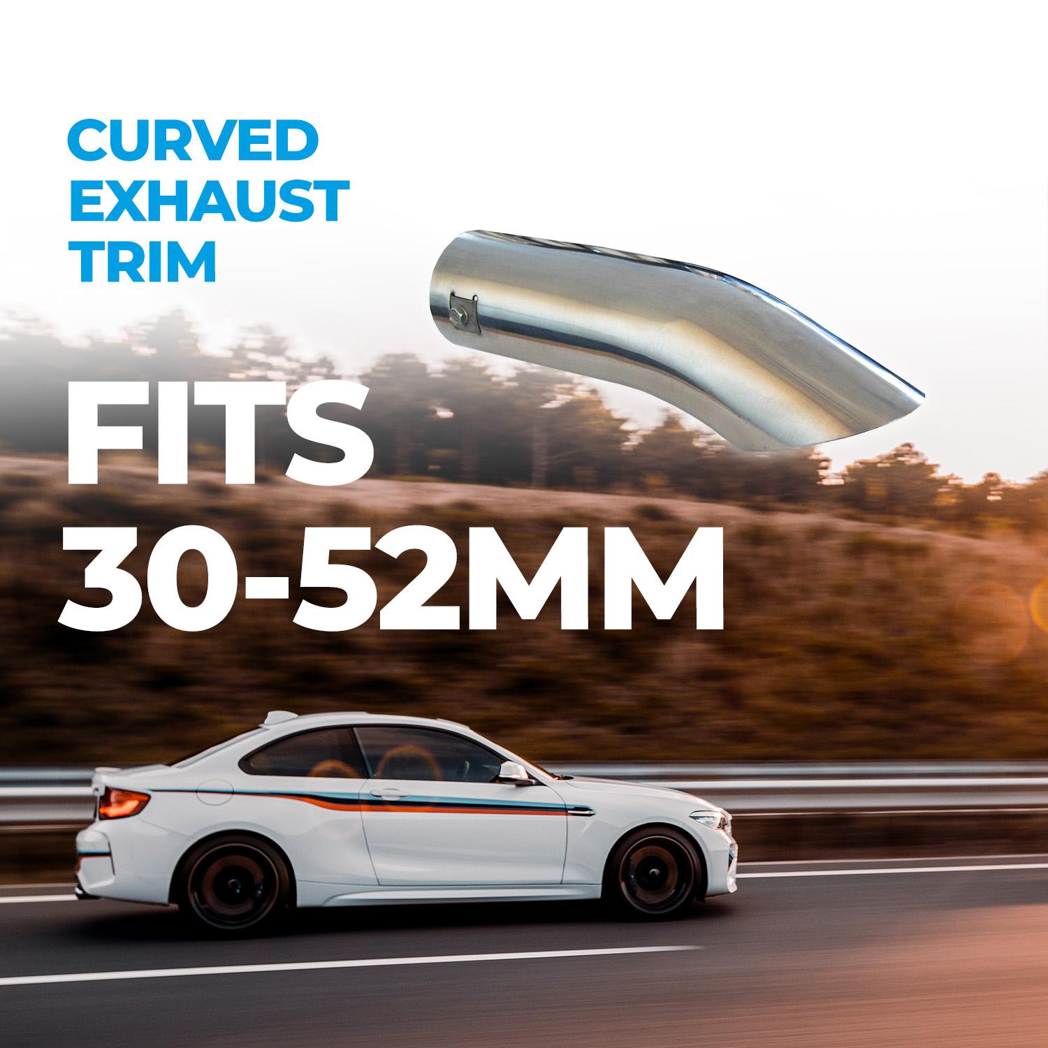 Simply Exhaust Trim Curved 35-52mm