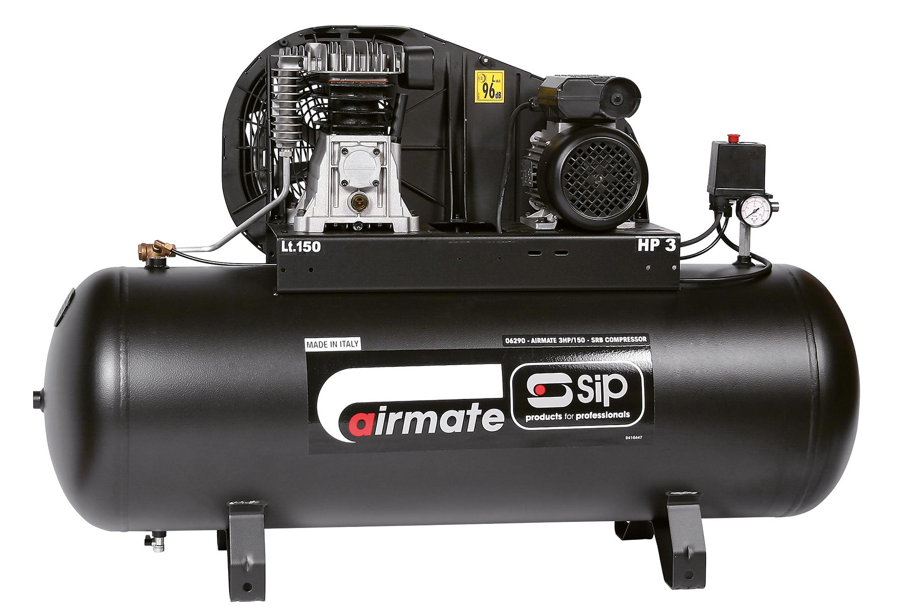 SIP Airmate 3HP/150SRB Air Compressor Halfords UK