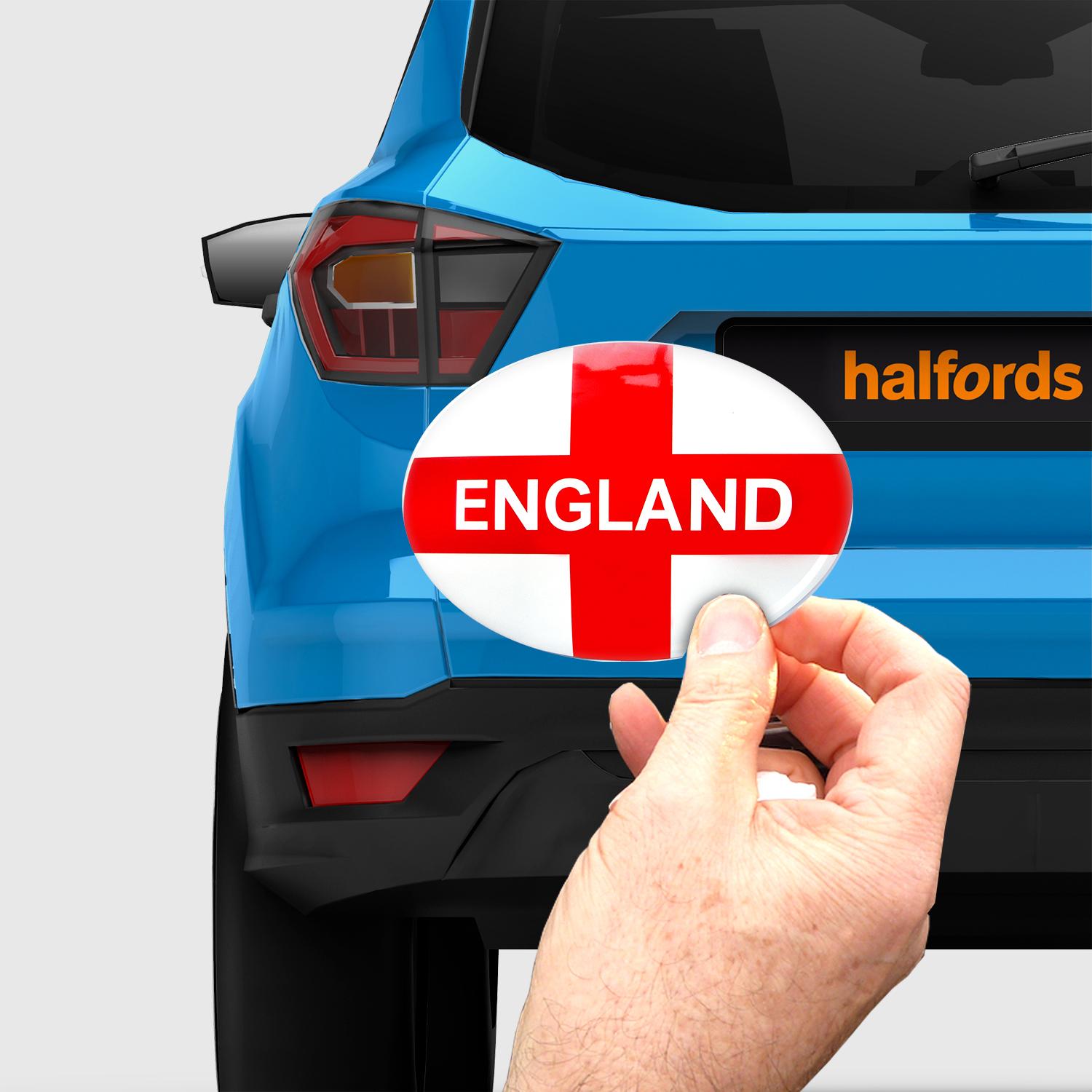 Halfords England Car Sticker