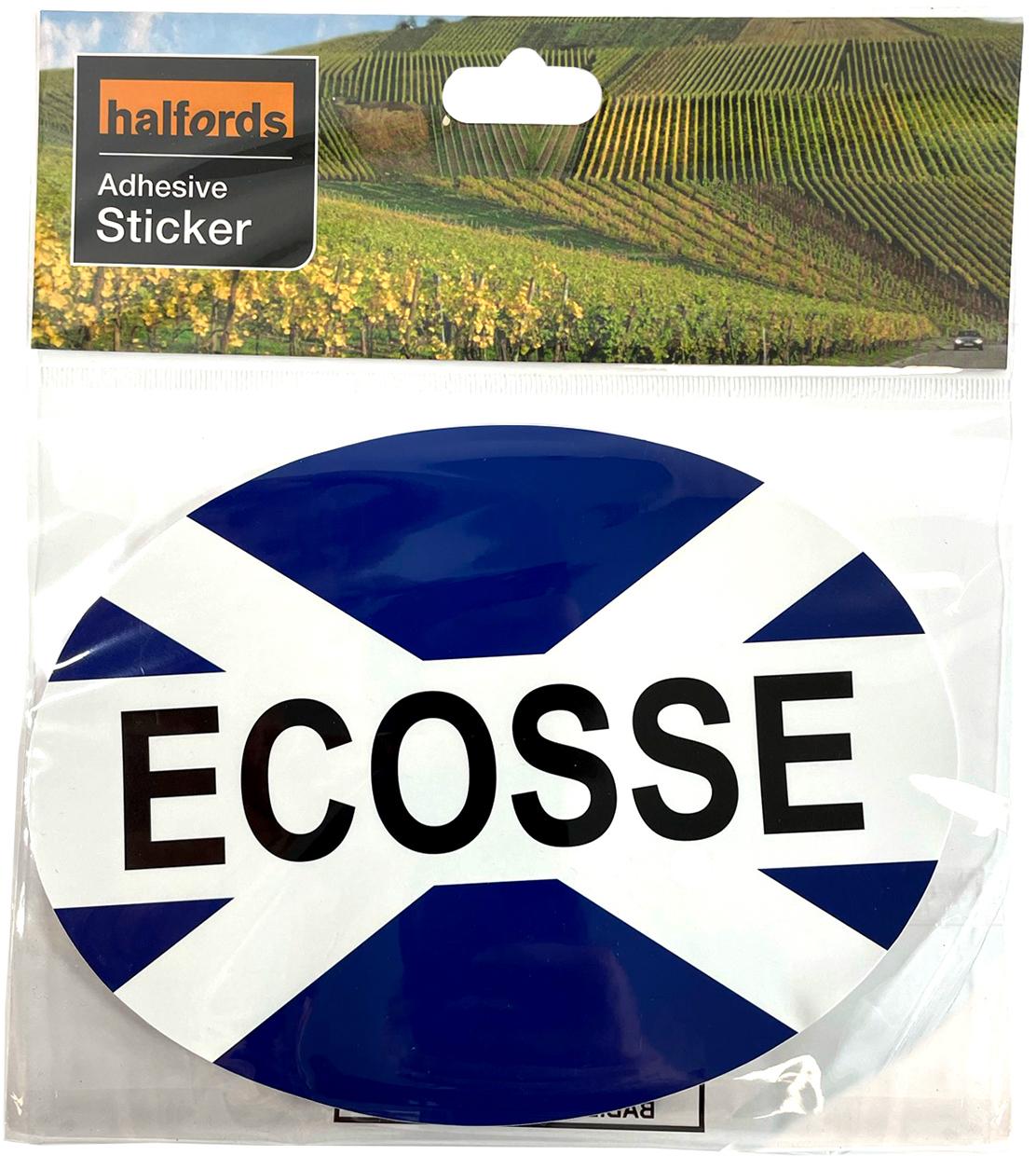 Halfords Ecosse Car Sticker
