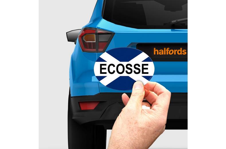 Halfords Ecosse Car Sticker Halfords Ecosse Car Sticker