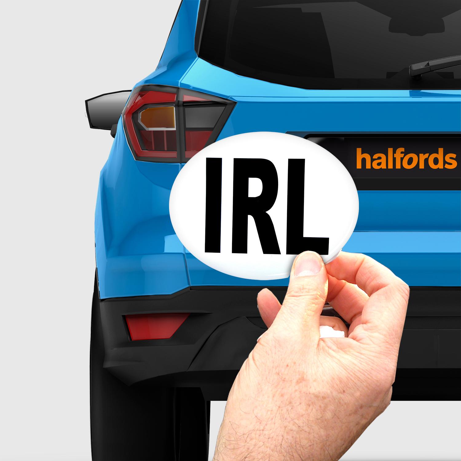 HAL OVAL IRL ADHESIVE STICKER