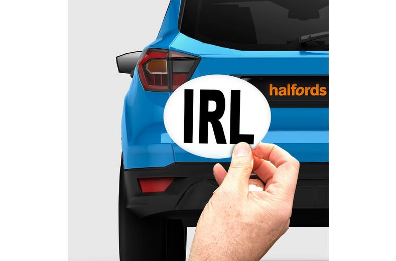 Hal Sticker HAL OVAL IRL ADHESIVE STICKER | Halfords UK