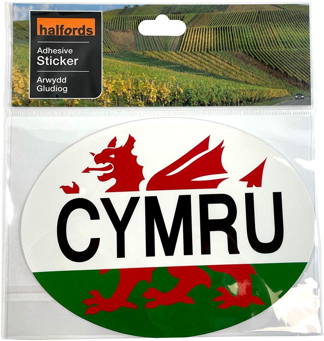 Halfords Cymru - Car Sticker
