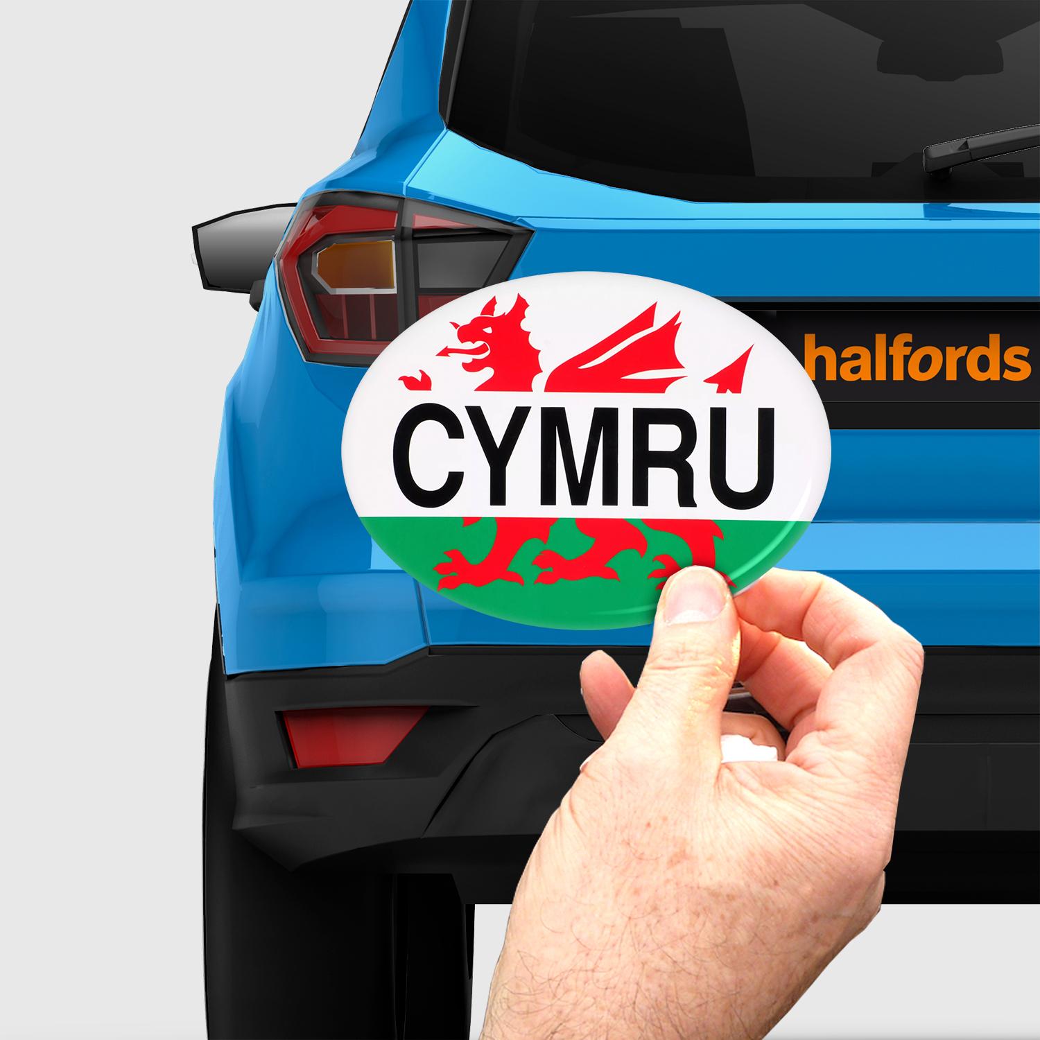 Halfords Cymru - Car Sticker