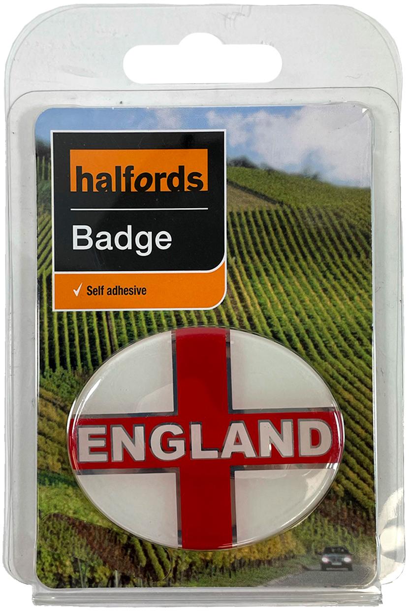 Halfords Deluxe England Badge