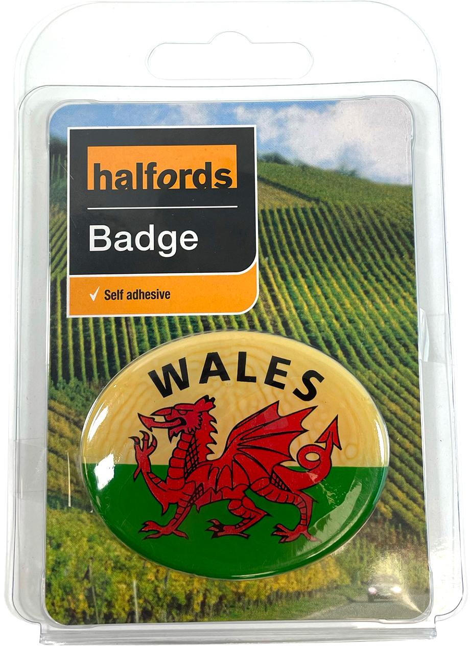 Halfords Deluxe Welsh Badge