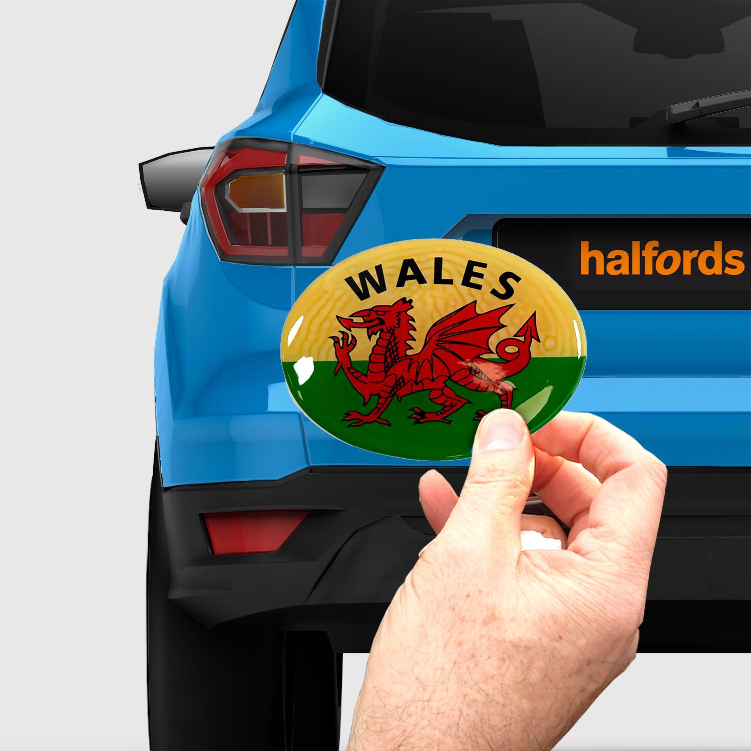 Halfords Deluxe Welsh Badge