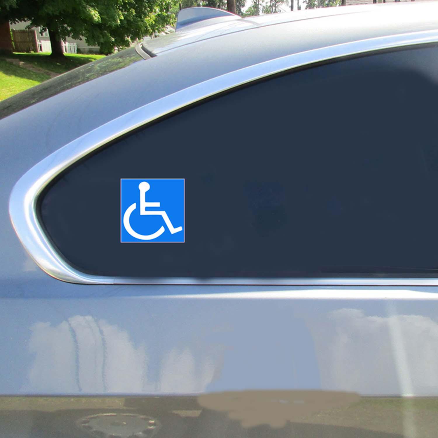 Halfords Disabled Sticker