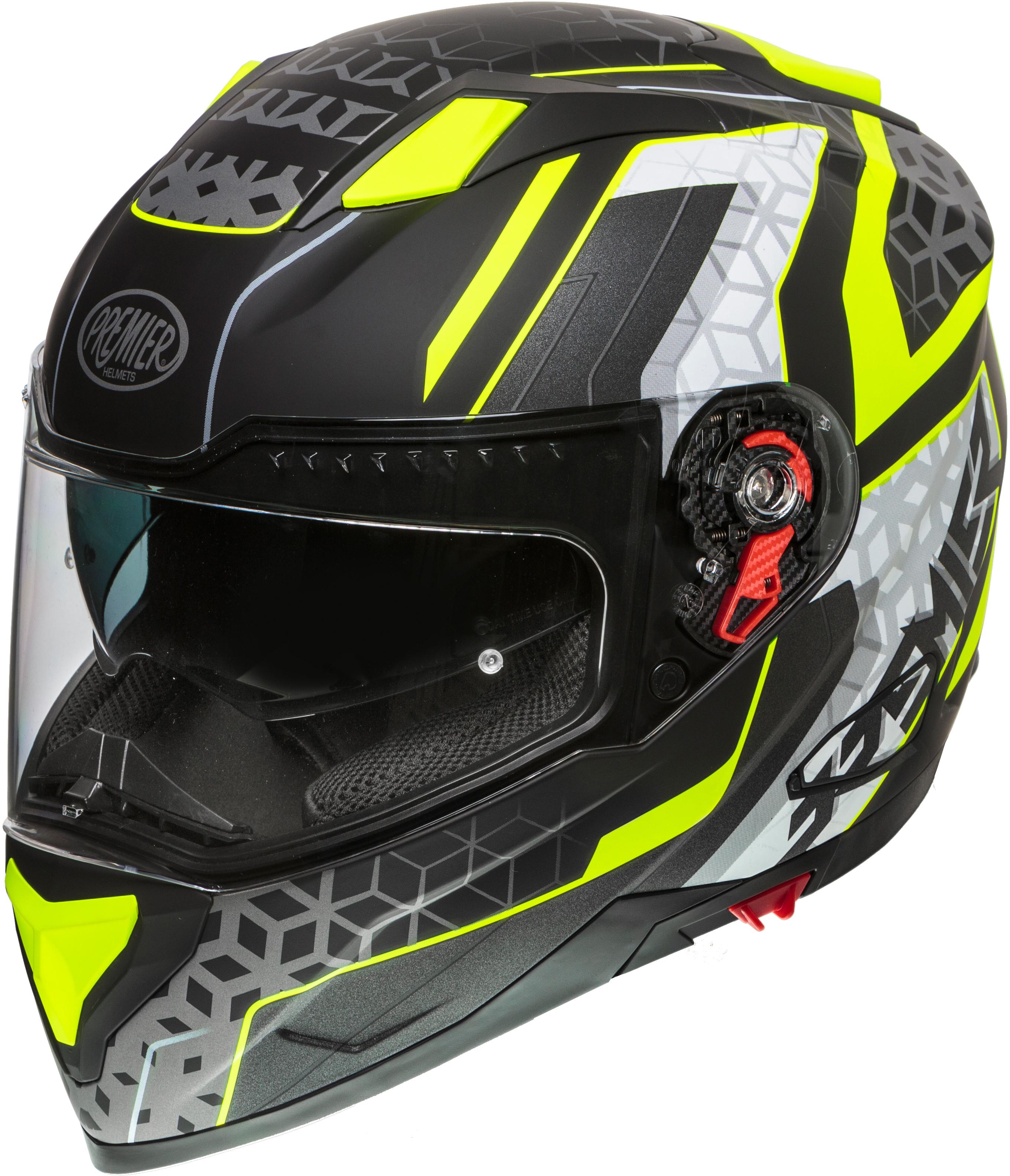Premier Vyrus Helmet Black/Neon Large