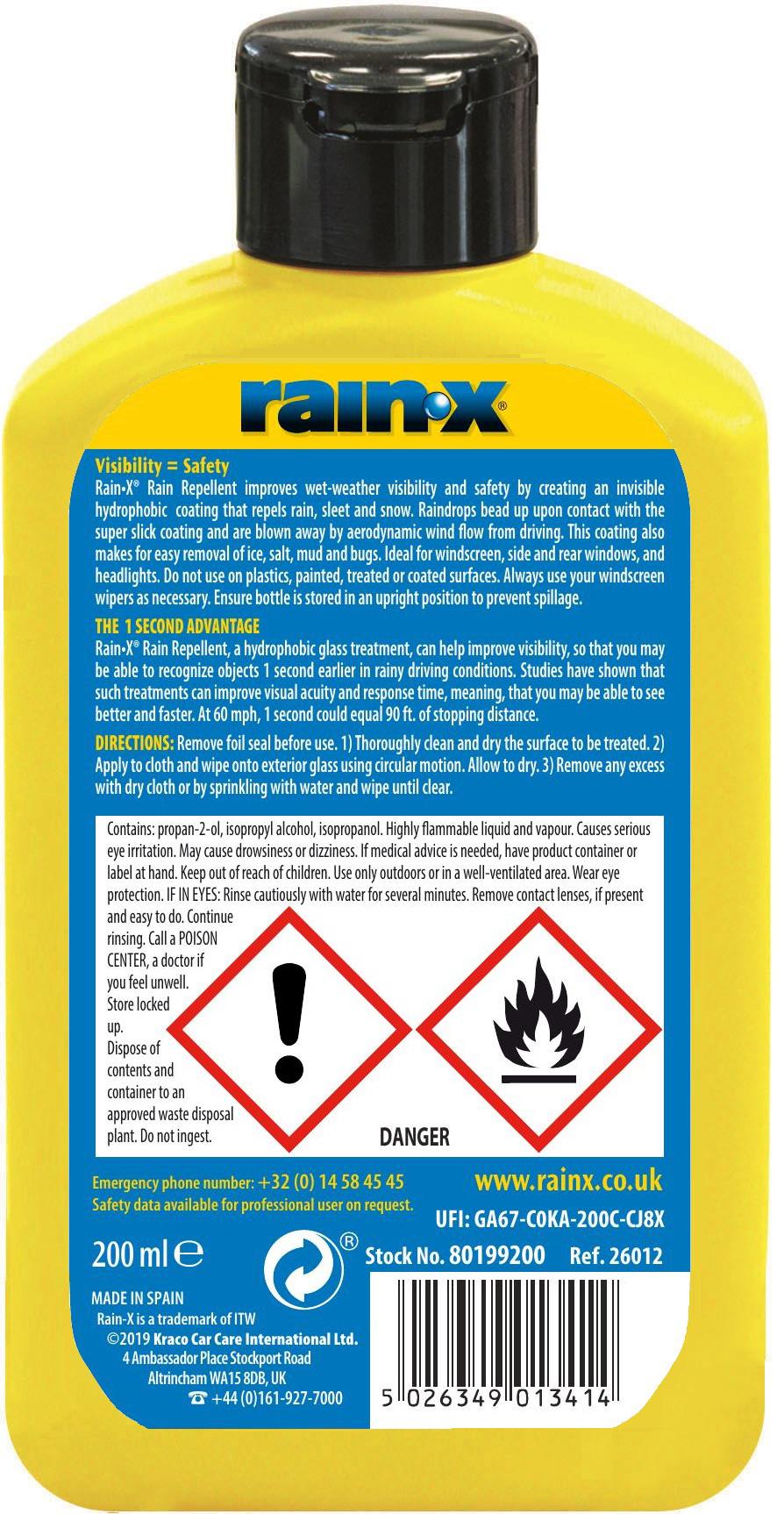 Rain-X Rain Repellent 200ml