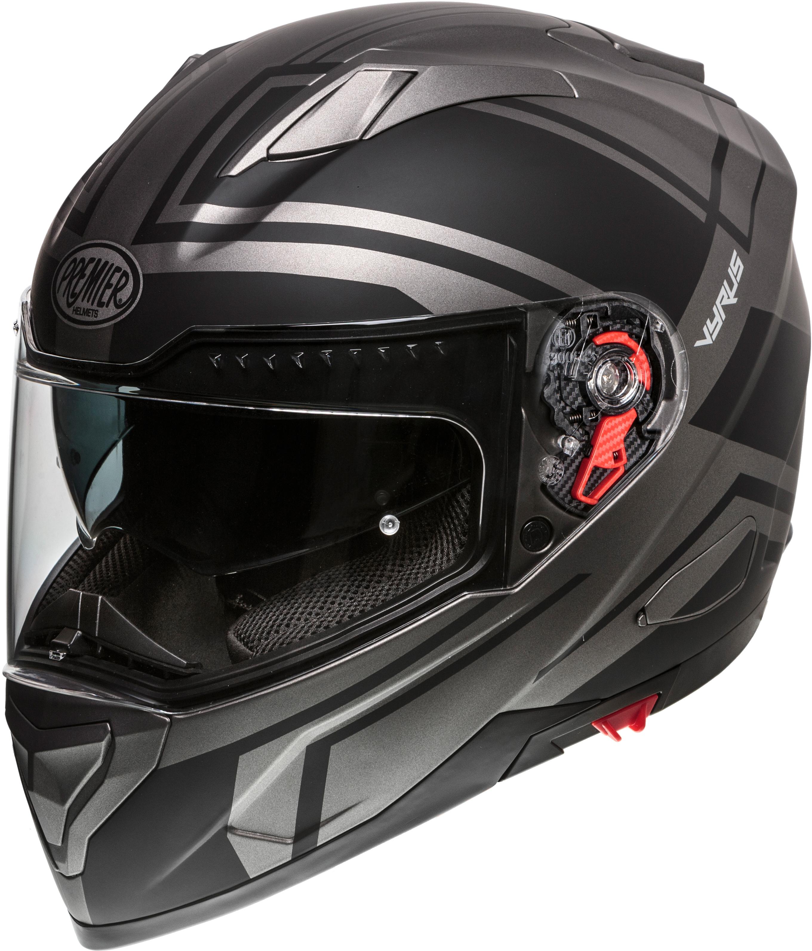Premier Vyrus Helmet Black/Gun Matt - Large