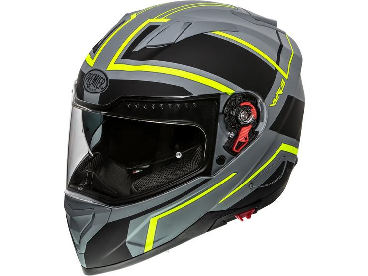 Premier Vyrus Helmet Grey/Neon Matt