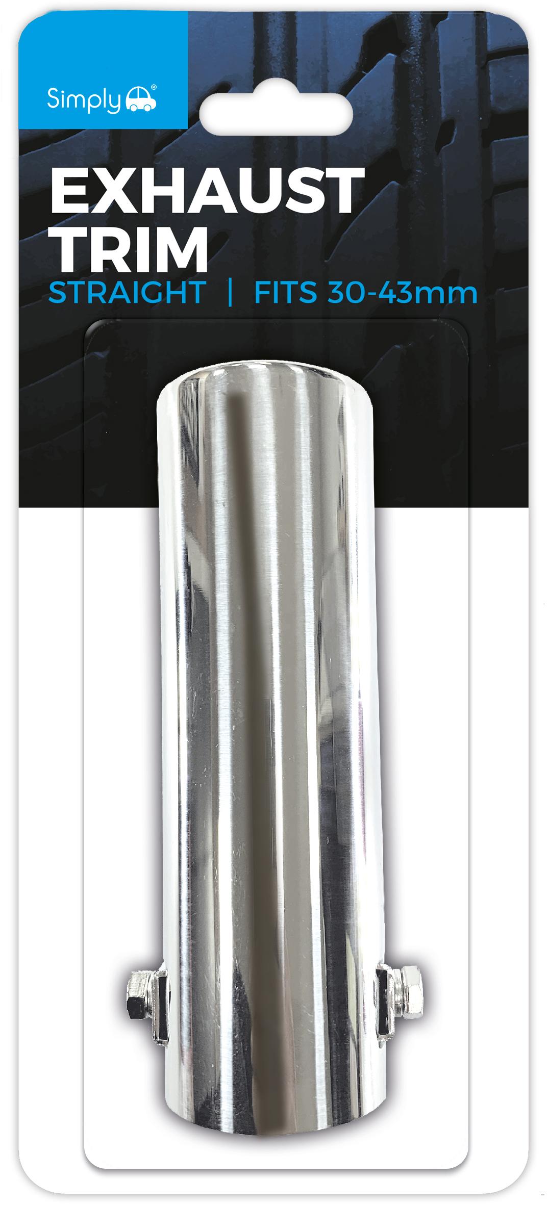 Simply Exhaust Trim Straight 30-43mm