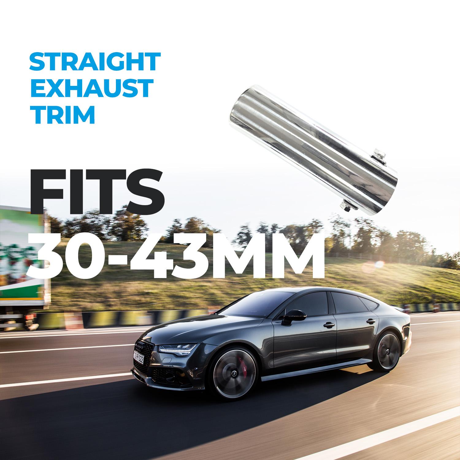 Simply Exhaust Trim Straight 30-43mm
