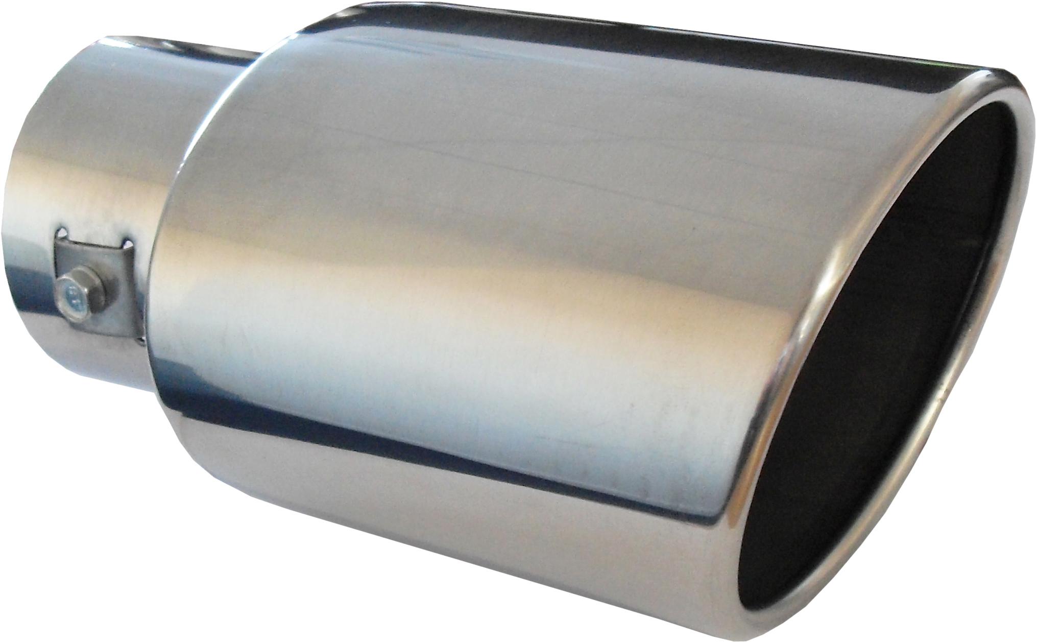 Simply Oval Slant Exhaust Trim 45 - 60Mm