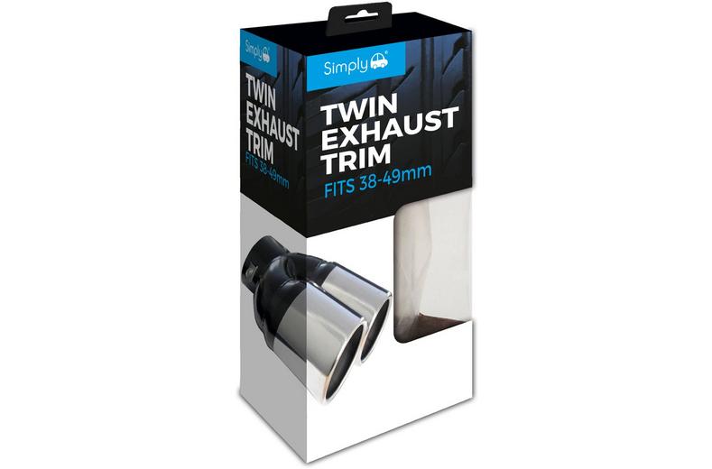 Ripspeed Twin Round/Slant 38 - 52mm Exhaust Trim Ripspeed Twin Round/Slant 38 - 52mm Exhaust Trim