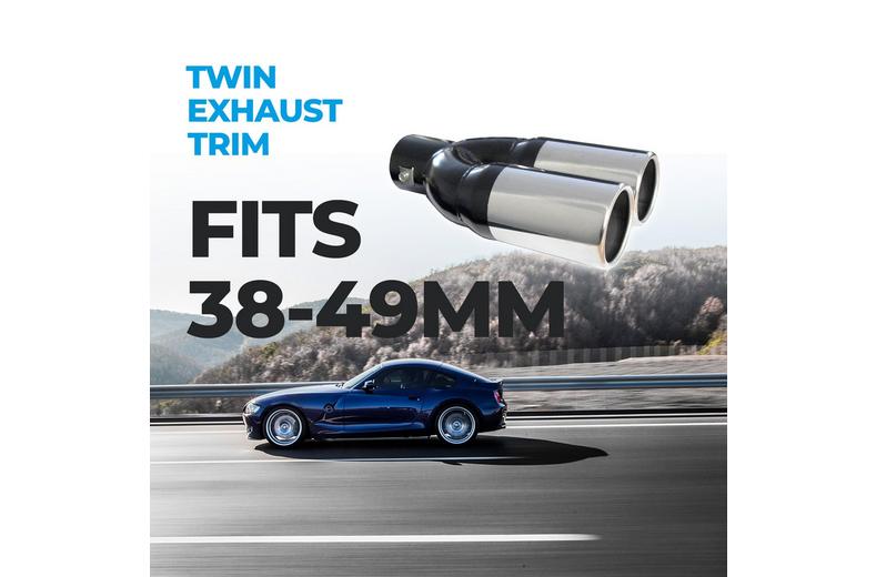 Ripspeed Twin Round/Slant 38 - 52mm Exhaust Trim Ripspeed Twin Round/Slant 38 - 52mm Exhaust Trim