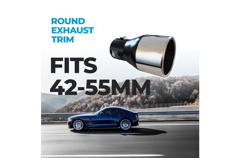 Ripspeed Round/Straight 89mm 42 - 60mm Exhaust Trim Ripspeed Round/Straight 89mm 42 - 60mm Exhaust Trim