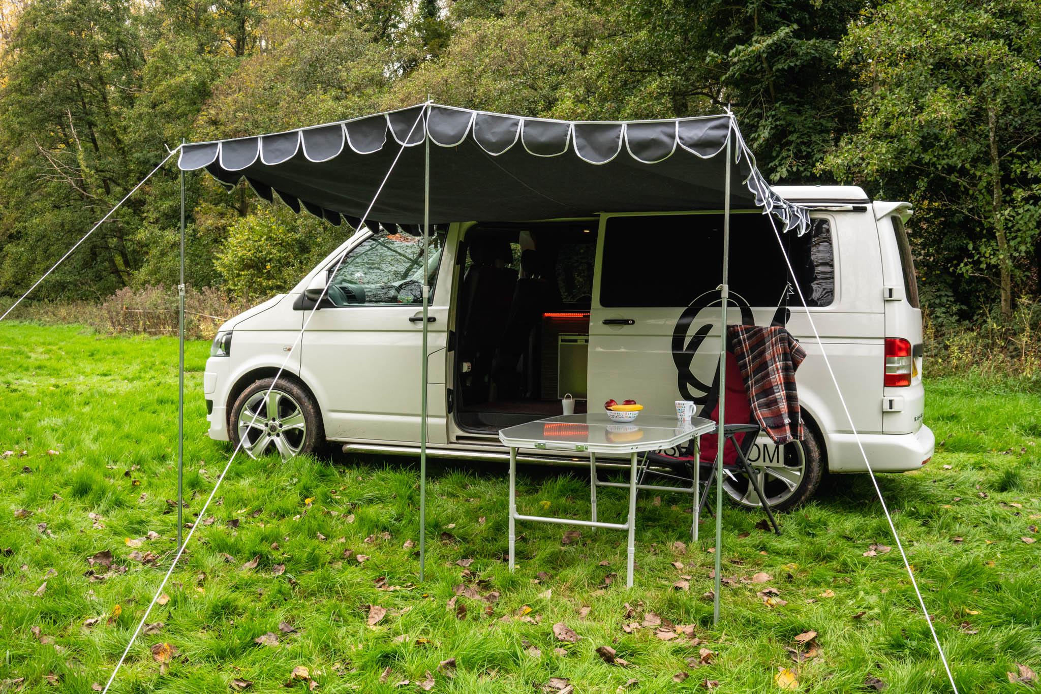 Olpro Shade Camper Van Canopy - Charcoal