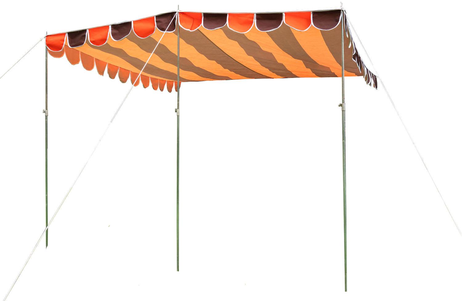 Olpro Shade Camper Van Canopy - Orange/Brown