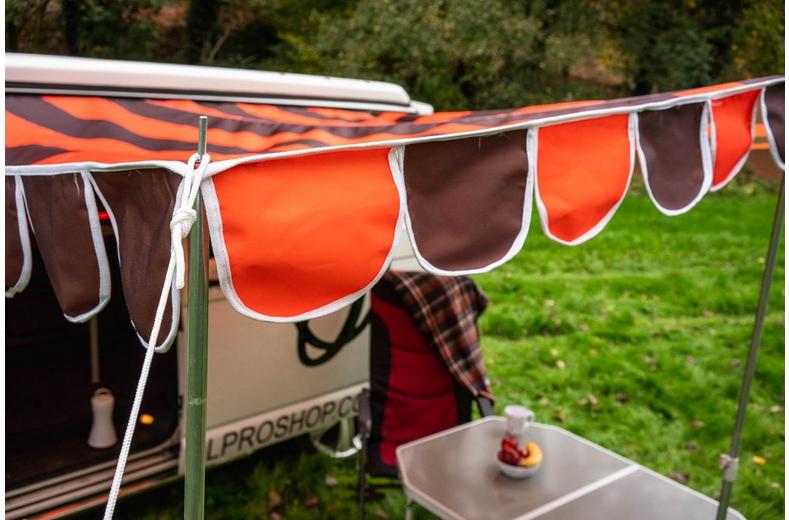 Olpro Shade Camper Van Canopy - Orange/Brown Olpro Shade Camper Van Canopy - Orange/Brown