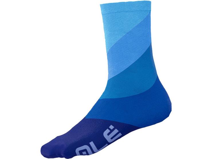 Diagonal Digitopress Q-Skin 16cm Socks Blue, M/40-43