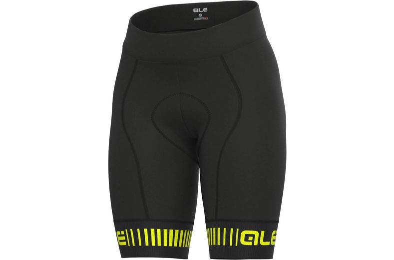 Strada PR-R Womens Shorts Black/Yellow, XL Strada PR-R Womens Shorts Black/Yellow, XL