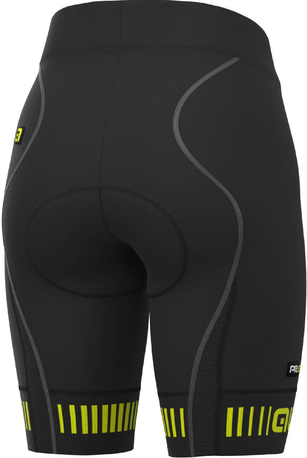 Strada PR-R Womens Shorts Black/Yellow, XL