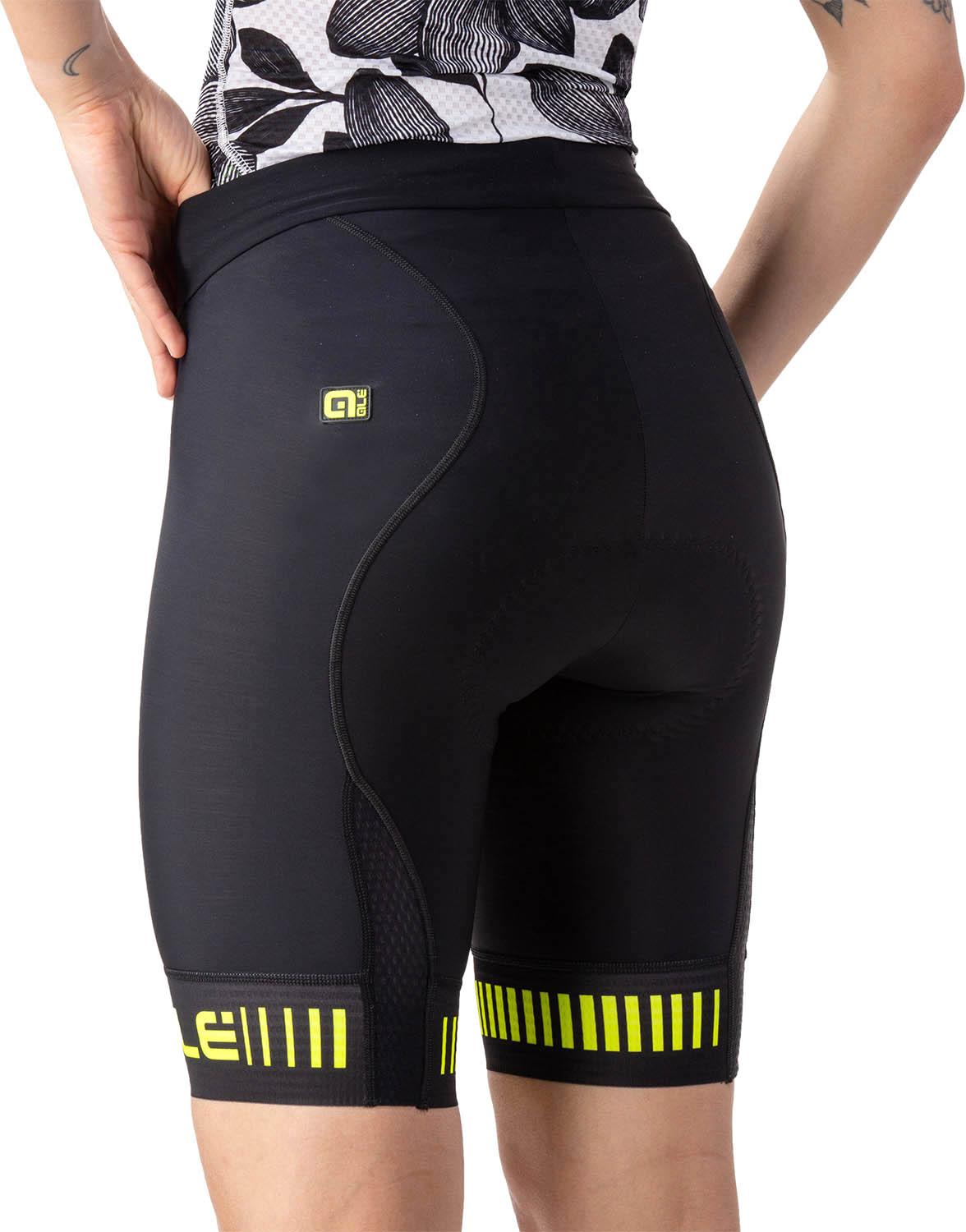 Strada PR-R Womens Shorts Black/Yellow, XL