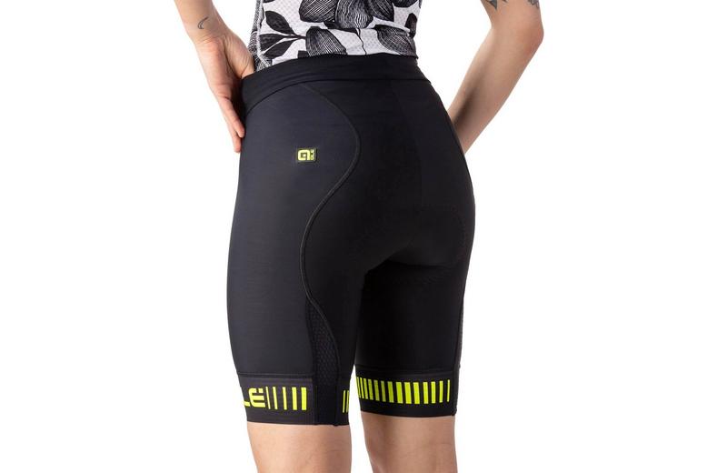 Strada PR-R Womens Shorts Black/Yellow, XL Strada PR-R Womens Shorts Black/Yellow, XL