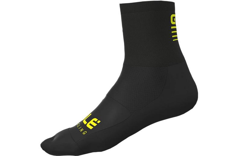 Strada 2.0 Q-Skin 14cm Socks Black/Yellow, S/36-39 Strada 2.0 Q-Skin 14cm Socks Black/Yellow, S/36-39
