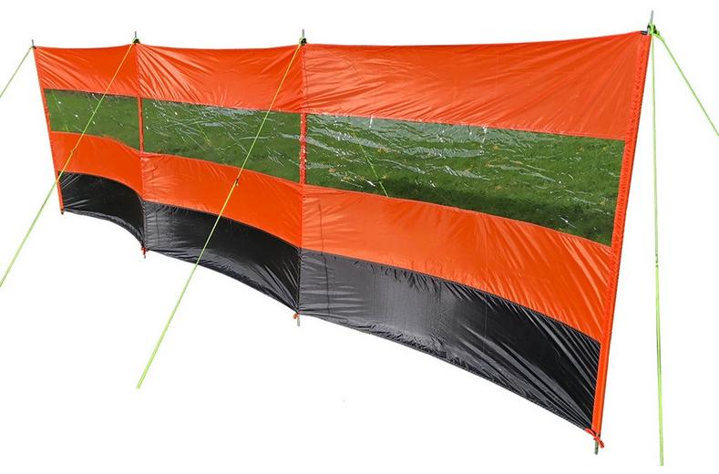 Olpro Orange Compact 4 Pole Windbreak - Steel Poles Olpro Orange Compact 4 Pole Windbreak - Steel Poles