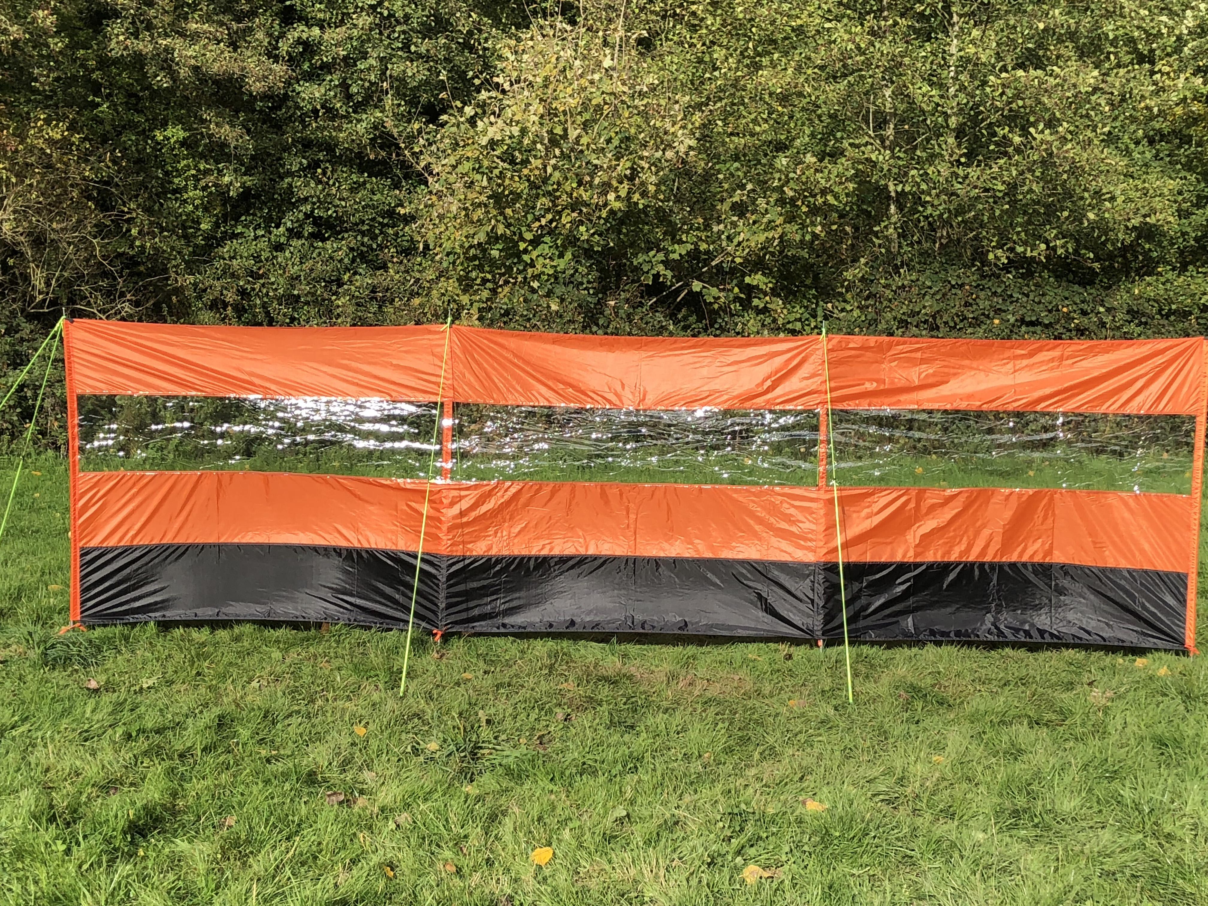 Olpro Orange Compact 4 Pole Windbreak - Steel Poles